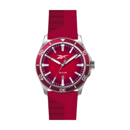 Reebok RV-COT-G3-A1IR-RW Red Silicone Strap Men Watch 